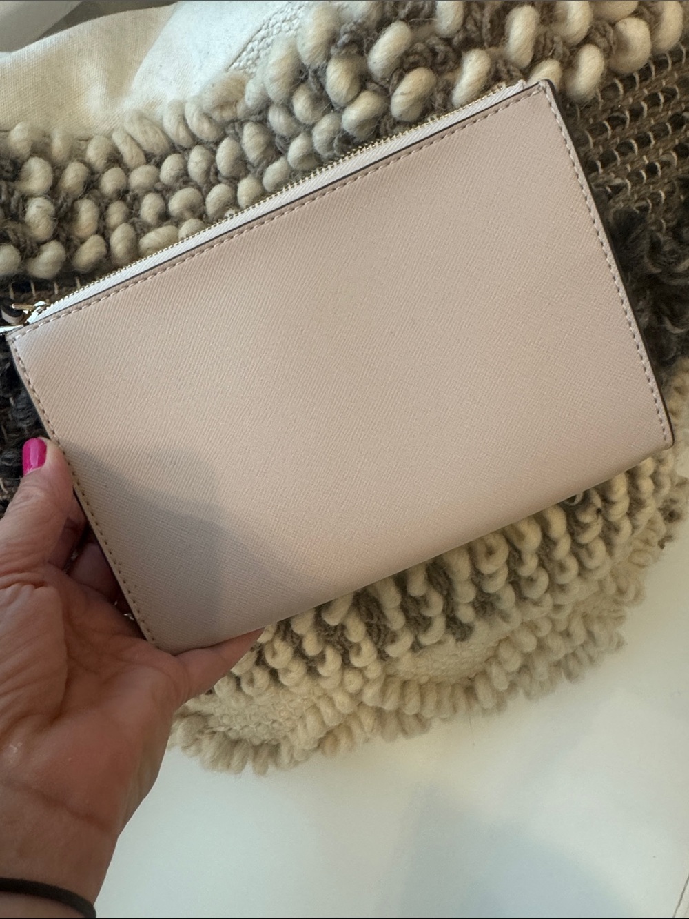kate spade Pale Lilac Leather Wristlet with Gold Hardware - Picture 3 of 8